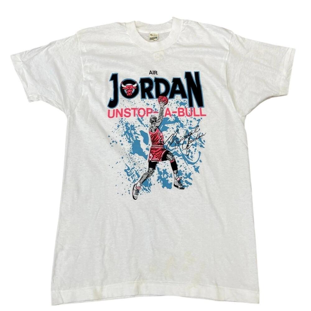 Michael  Unstop-A-Bull Chicago Bulls T-Shirt   90S